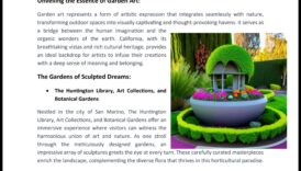 ساحر في الهواء الطلق: انغمس في عالم فن الحدائق