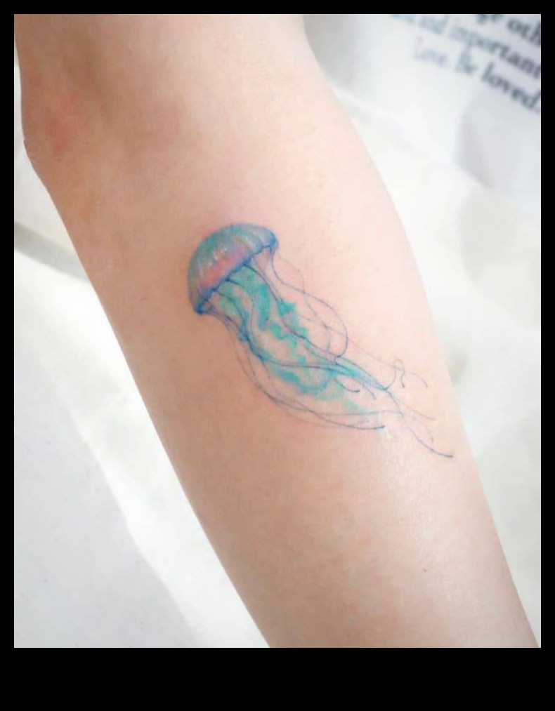 الأناقة المصقولة: الفن في الوشم بالألوان المائية النابضة بالحياة