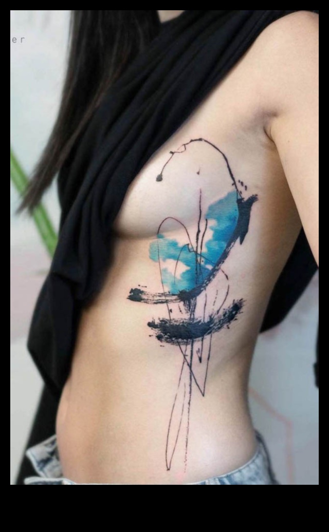 الجمال السائل: اكتشف أناقة الوشم بالألوان المائية