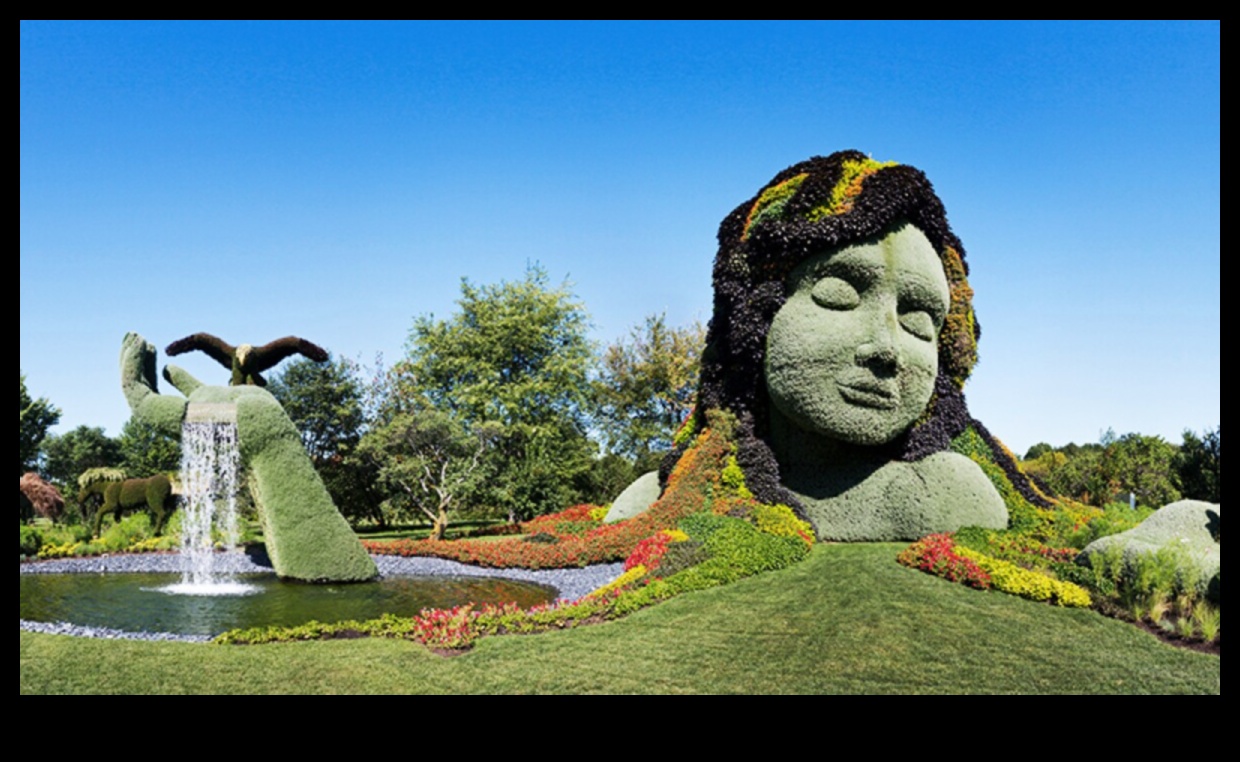 الملاذ النباتي: التنقل في نزوة المنحوتات الخارجية