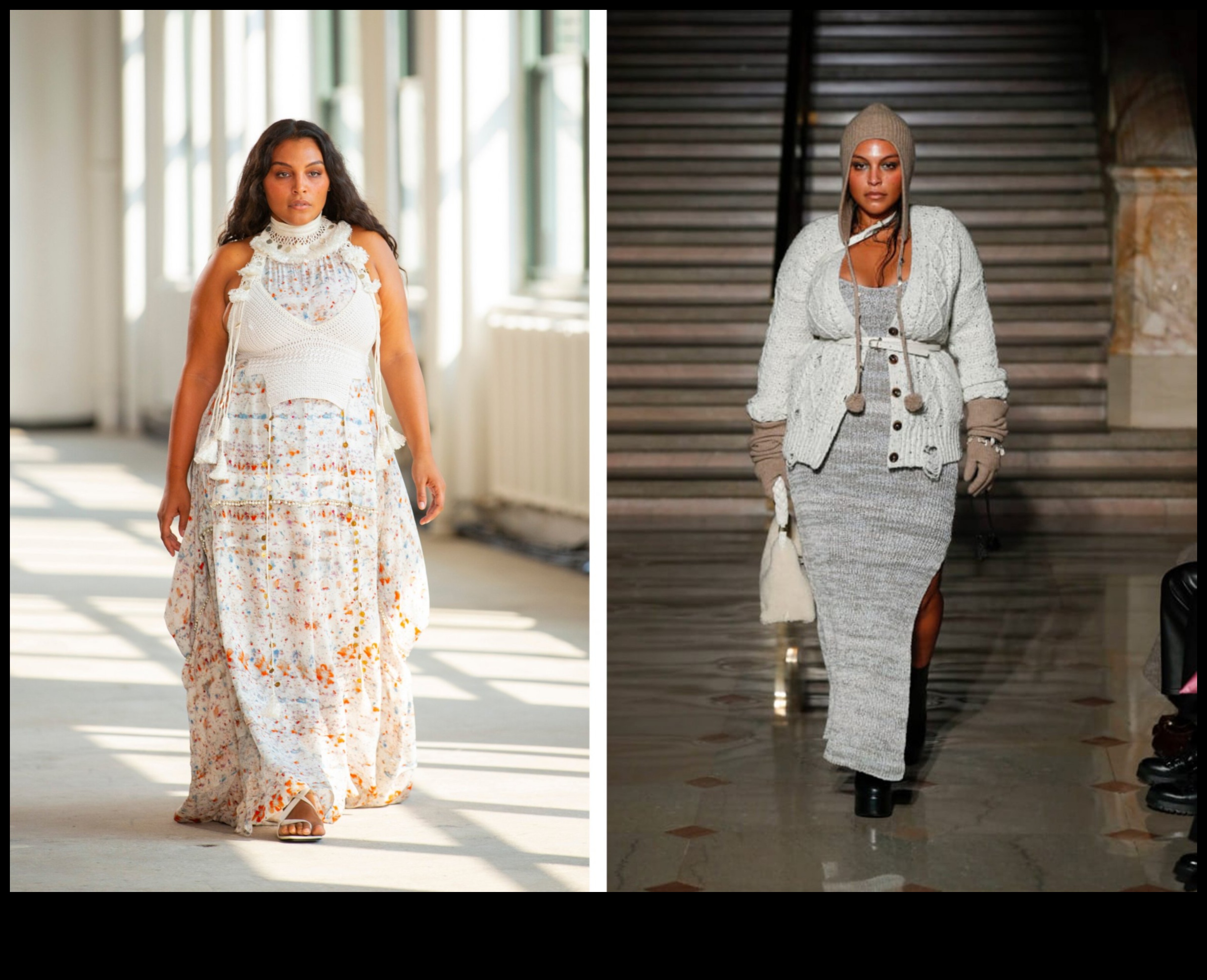 المنحنيات والأزياء الراقية: ملابس أنيقة ذات مقاسات كبيرة للجميع