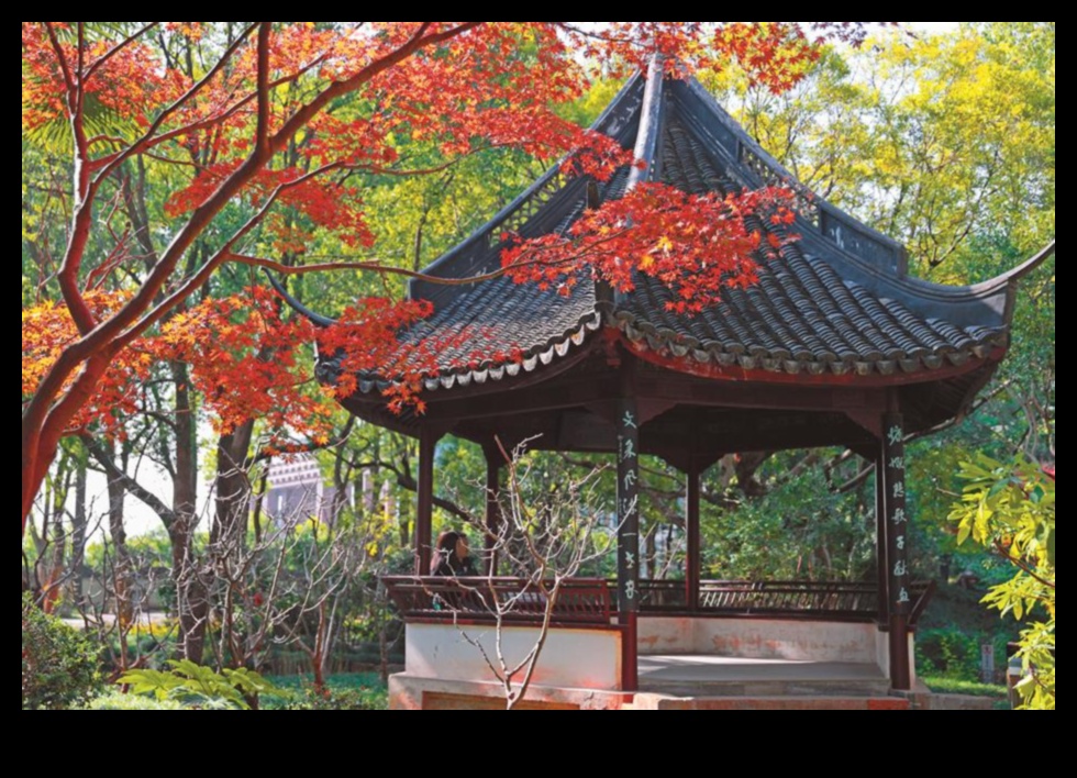 الحديقة الذهبية: بلوم في الذهب المشع