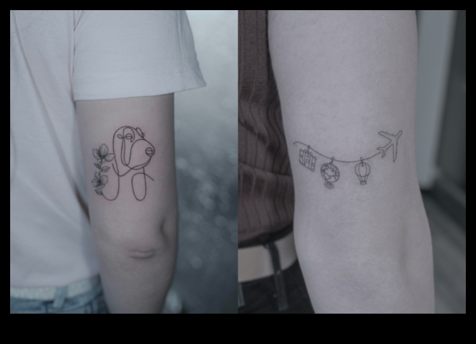 البساطة تتحدث: الكشف عن أناقة فن الوشم البسيط