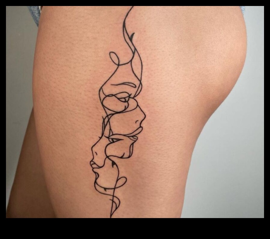 البساطة تتحدث: الكشف عن أناقة فن الوشم البسيط