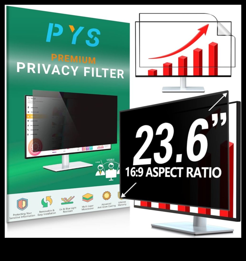 مرشحات الخصوصية: ملحقات لحماية شاشتك من أعين المتطفلين