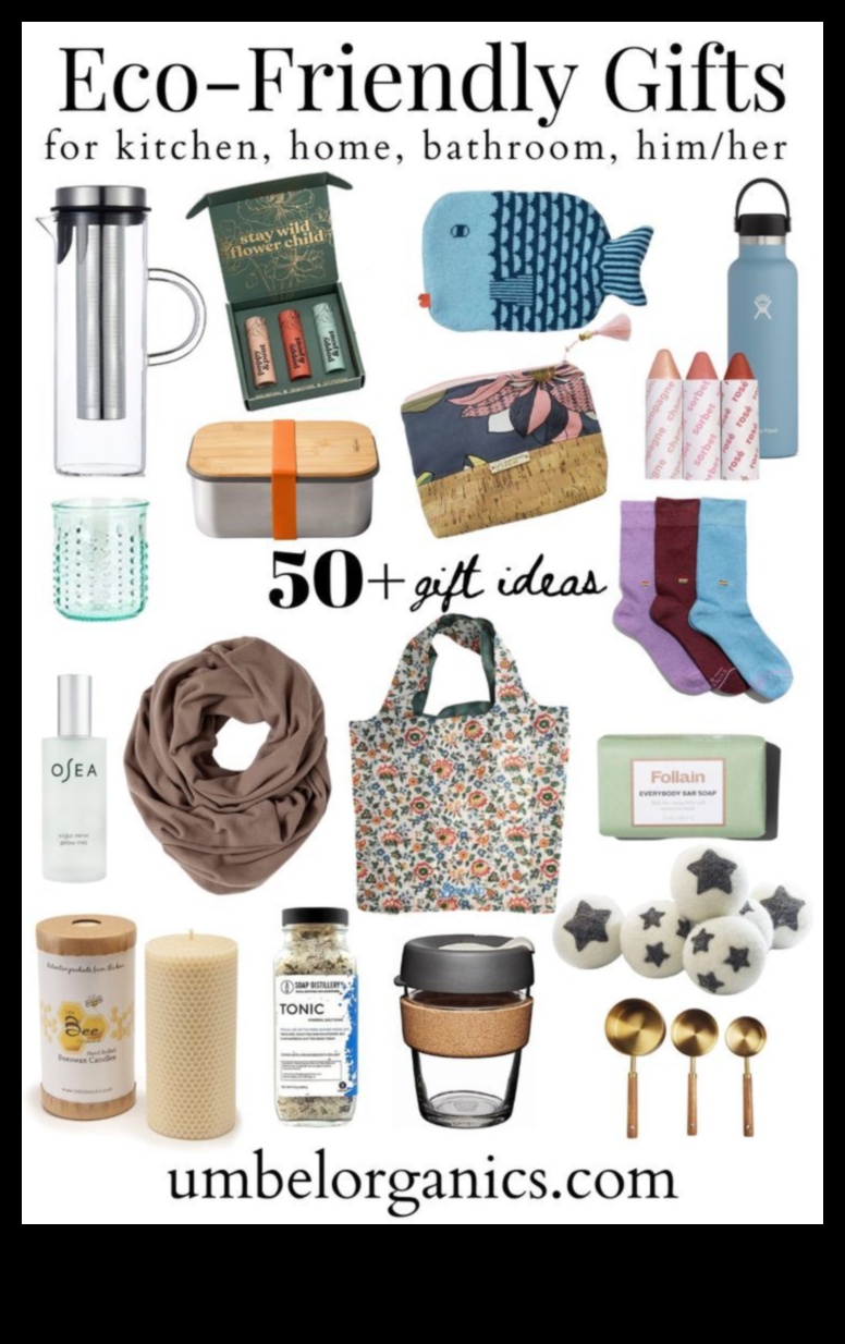 الحياة الخضراء: هدايا صديقة للبيئة ومستدامة