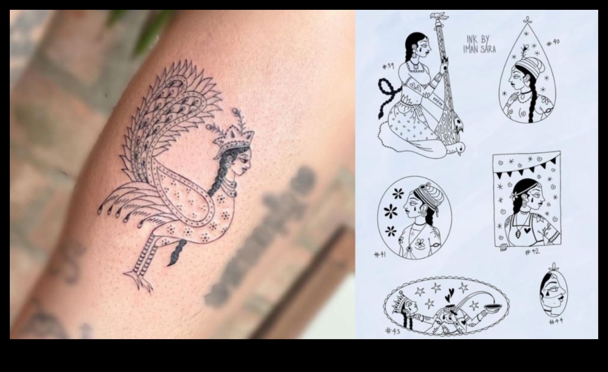 اللوحات الثقافية: تصاميم وشم متنوعة عبر الحدود