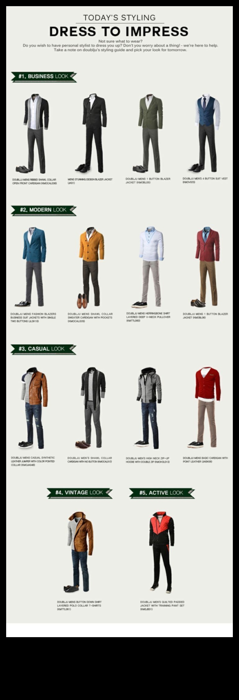 ذكية وأنيقة: أزياء رجالية تستحق الاحترام