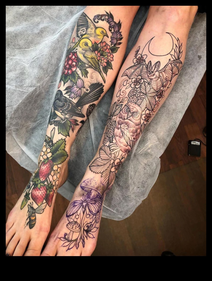 رحلات ملحمية: استكشف عظمة سجلات وشم الساق