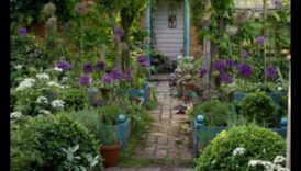 الخلوات المريحة: صياغة الحدائق الهادئة مع سحر الكوخ