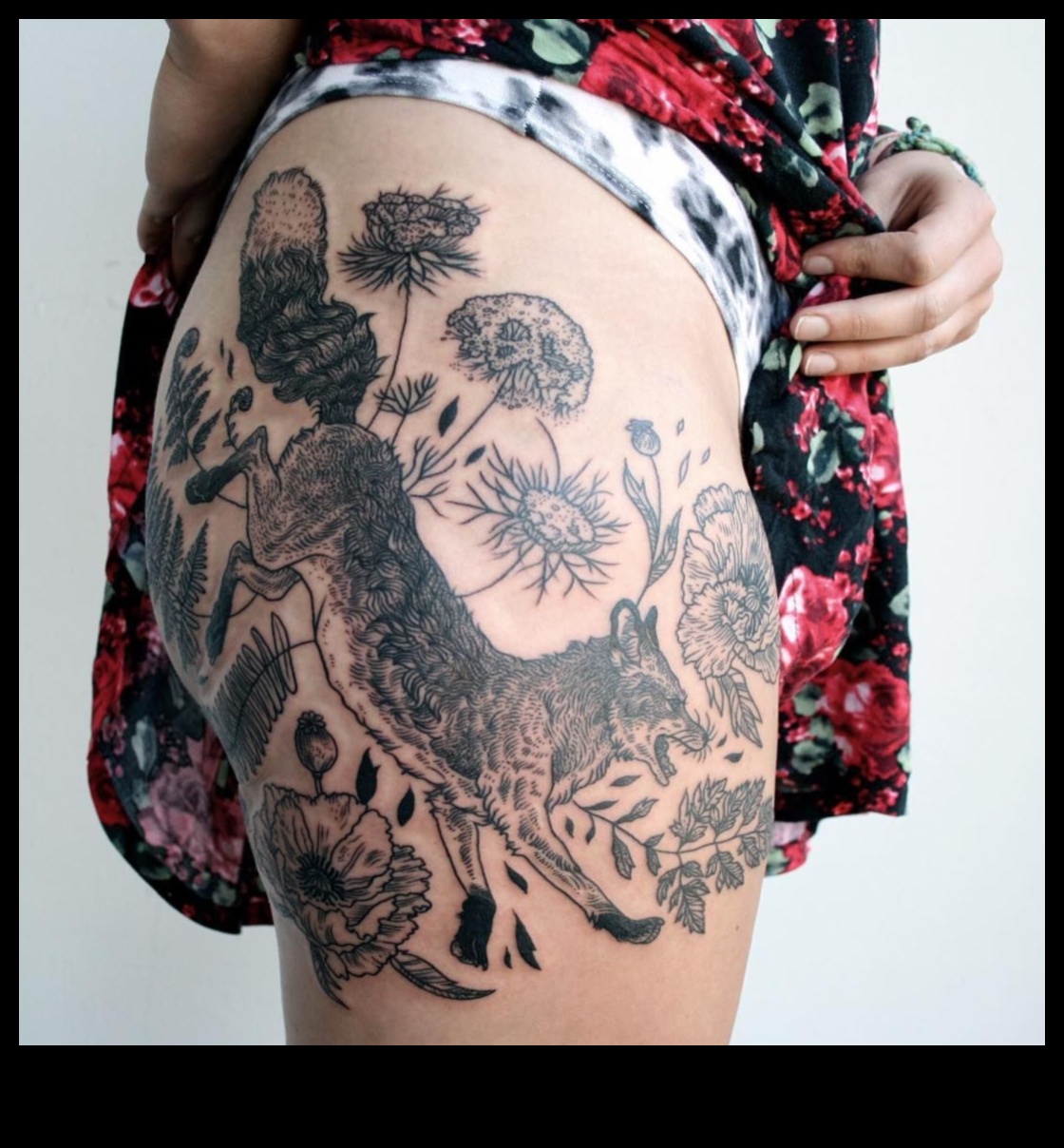 قماش الطبيعة: الحياة النباتية والحيوانية في الوشم الياباني