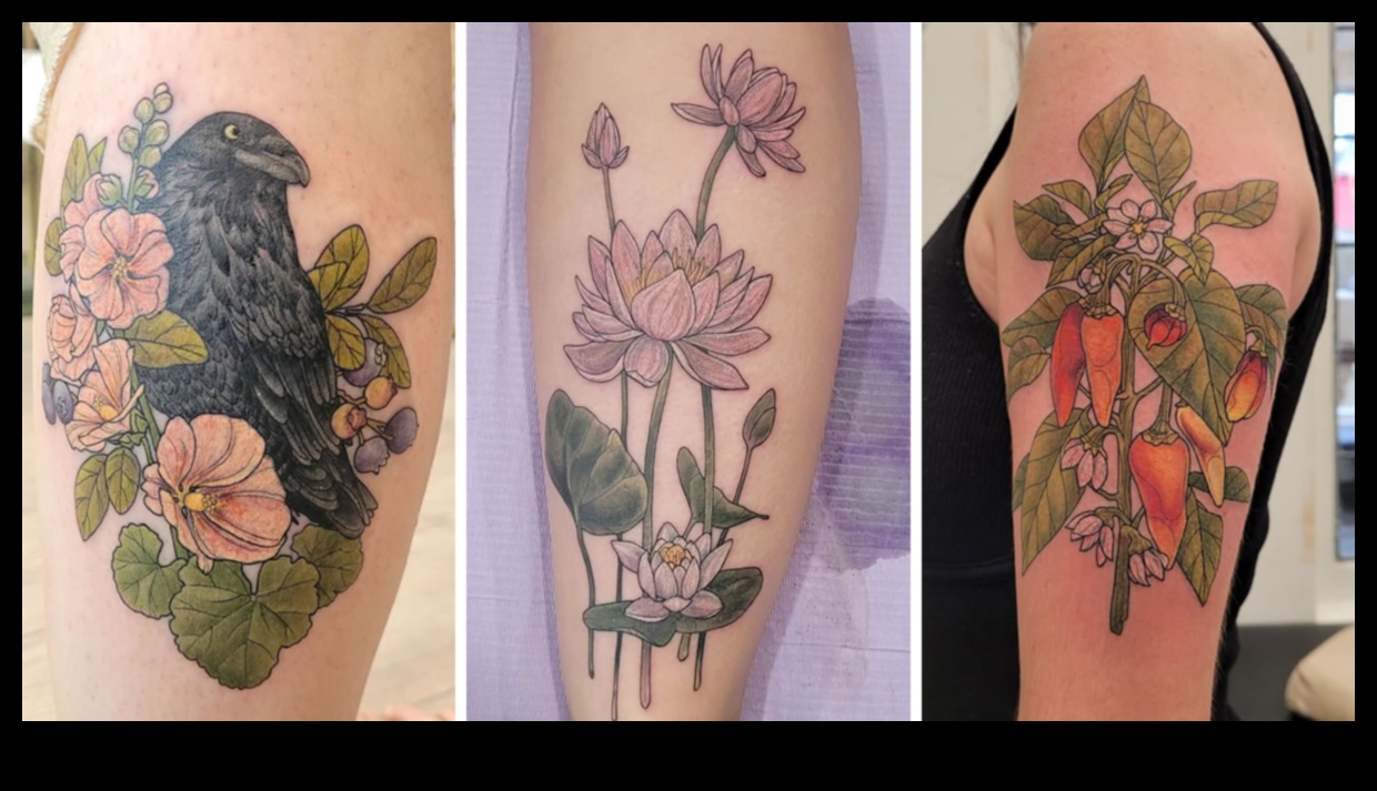 قماش الطبيعة: الحياة النباتية والحيوانية في الوشم الياباني