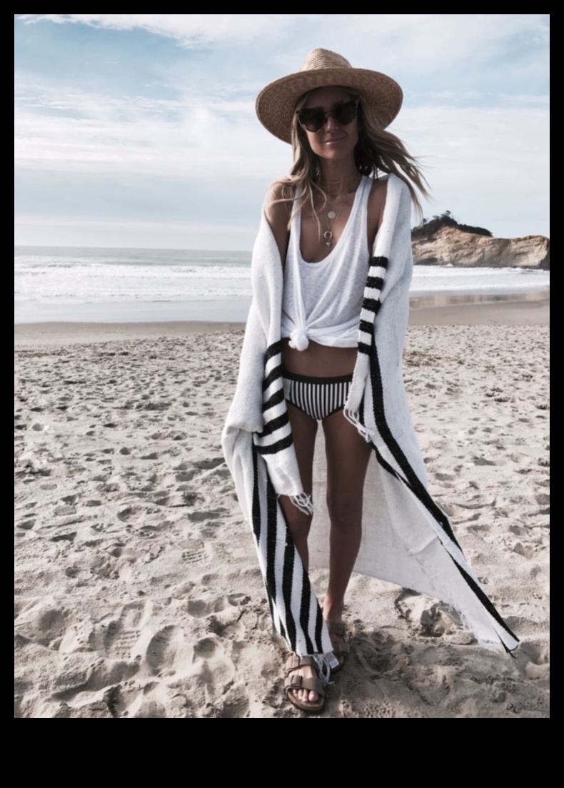 شاطئ البحر المذهل: ملابس صيفية ساحلية أنيقة لعشاق المحيط